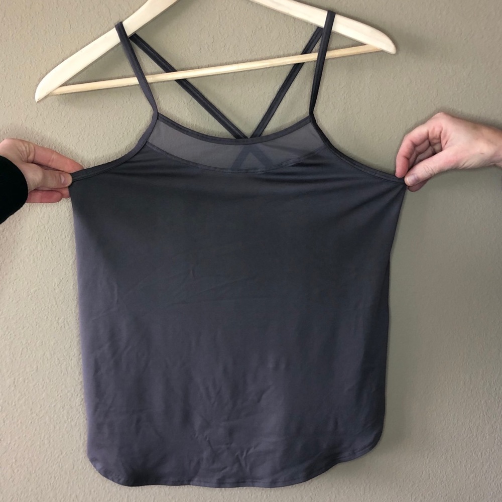 Athleta Tank with Mesh Detail- Volcanic Violet